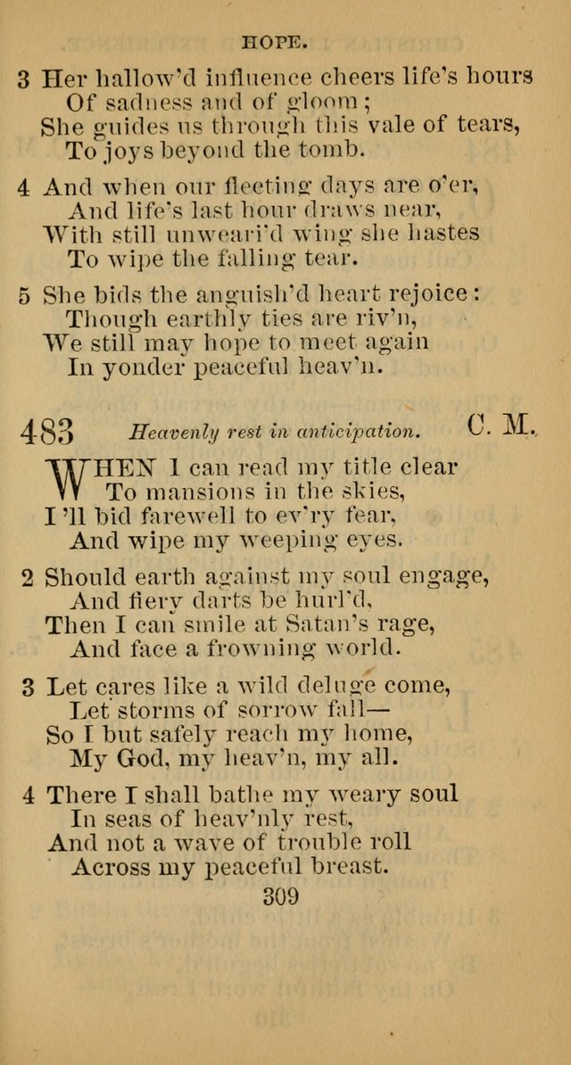 A Collection of Psalms, Hymns and Spiritual Songs; suited to the various kinds of Christian worship; and especially designed for and adapted to the Fraternity of the Brethren... page 316