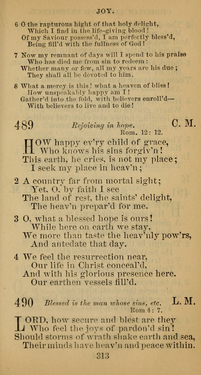 A Collection of Psalms, Hymns and Spiritual Songs; suited to the various kinds of Christian worship; and especially designed for and adapted to the Fraternity of the Brethren... page 320