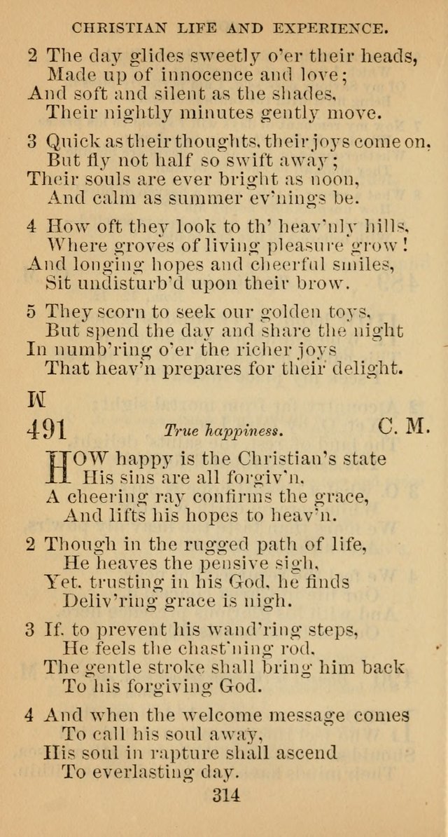 A Collection of Psalms, Hymns and Spiritual Songs; suited to the various kinds of Christian worship; and especially designed for and adapted to the Fraternity of the Brethren... page 321