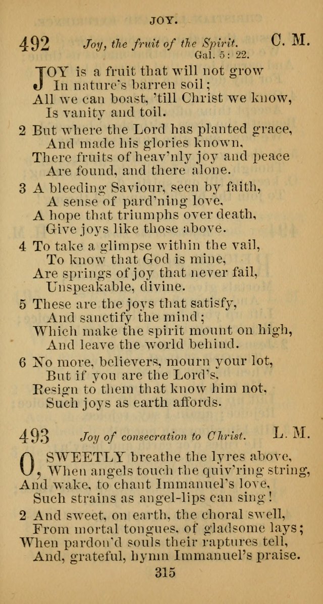 A Collection of Psalms, Hymns and Spiritual Songs; suited to the various kinds of Christian worship; and especially designed for and adapted to the Fraternity of the Brethren... page 322