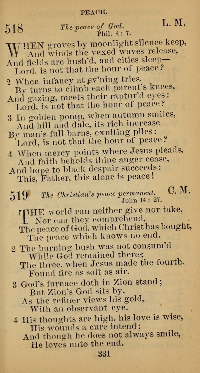 A Collection of Psalms, Hymns and Spiritual Songs; suited to the various kinds of Christian worship; and especially designed for and adapted to the Fraternity of the Brethren... page 338