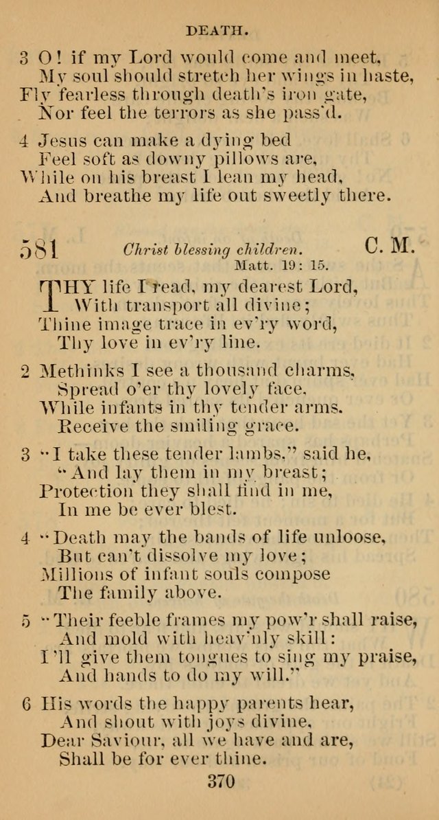 A Collection of Psalms, Hymns and Spiritual Songs; suited to the various kinds of Christian worship; and especially designed for and adapted to the Fraternity of the Brethren... page 377