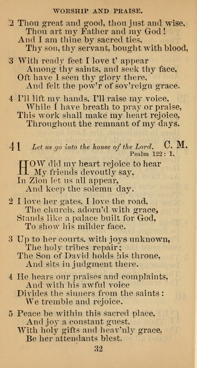 A Collection of Psalms, Hymns and Spiritual Songs; suited to the various kinds of Christian worship; and especially designed for and adapted to the Fraternity of the Brethren... page 39