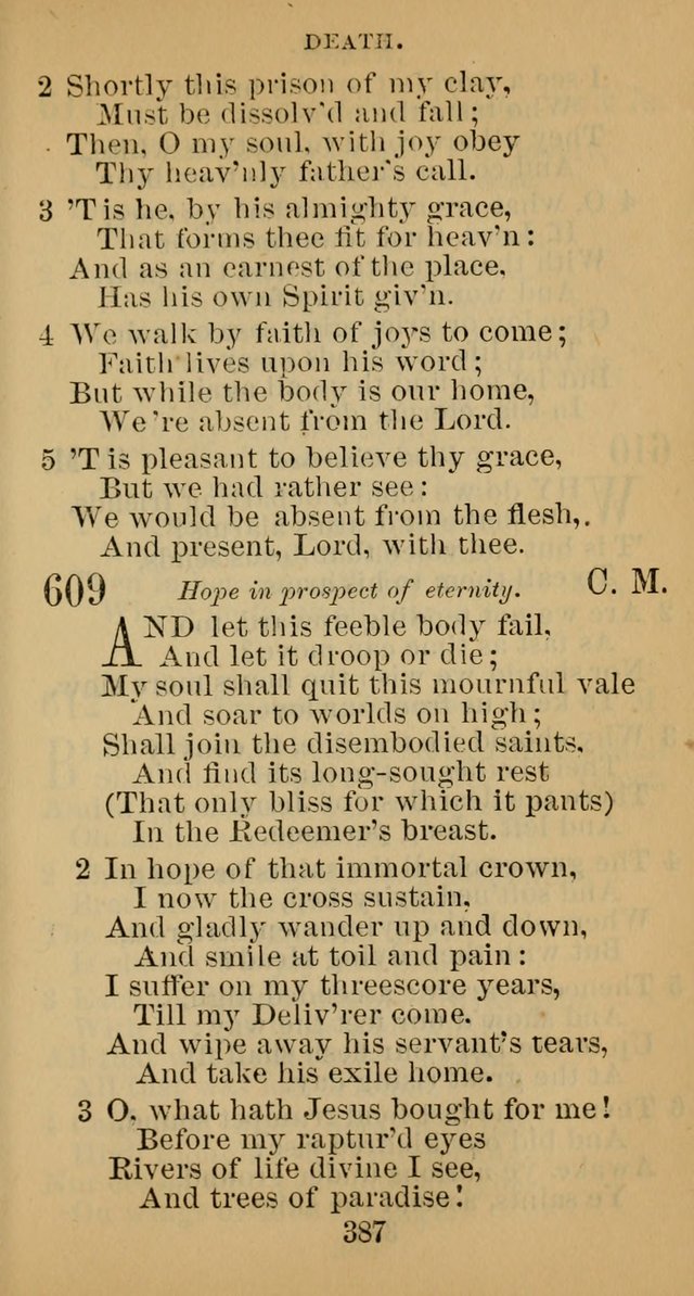 A Collection of Psalms, Hymns and Spiritual Songs; suited to the various kinds of Christian worship; and especially designed for and adapted to the Fraternity of the Brethren... page 394