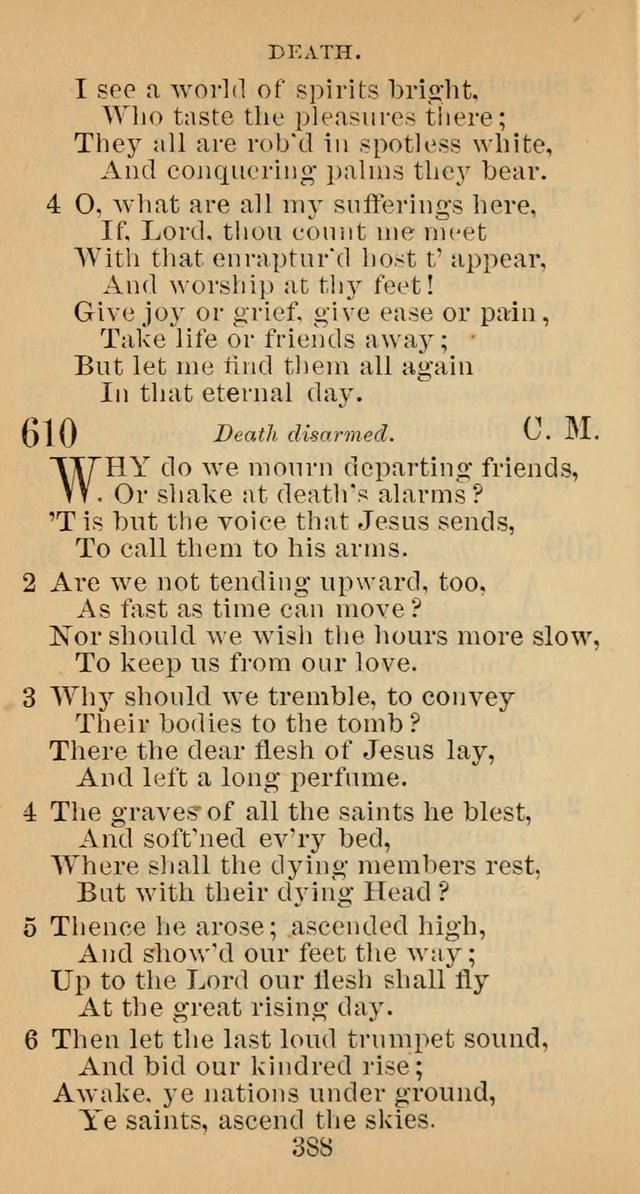 A Collection of Psalms, Hymns and Spiritual Songs; suited to the various kinds of Christian worship; and especially designed for and adapted to the Fraternity of the Brethren... page 395