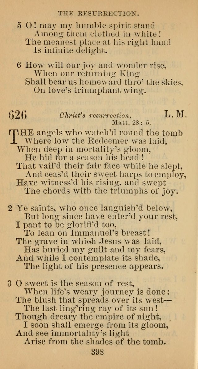 A Collection of Psalms, Hymns and Spiritual Songs; suited to the various kinds of Christian worship; and especially designed for and adapted to the Fraternity of the Brethren... page 405