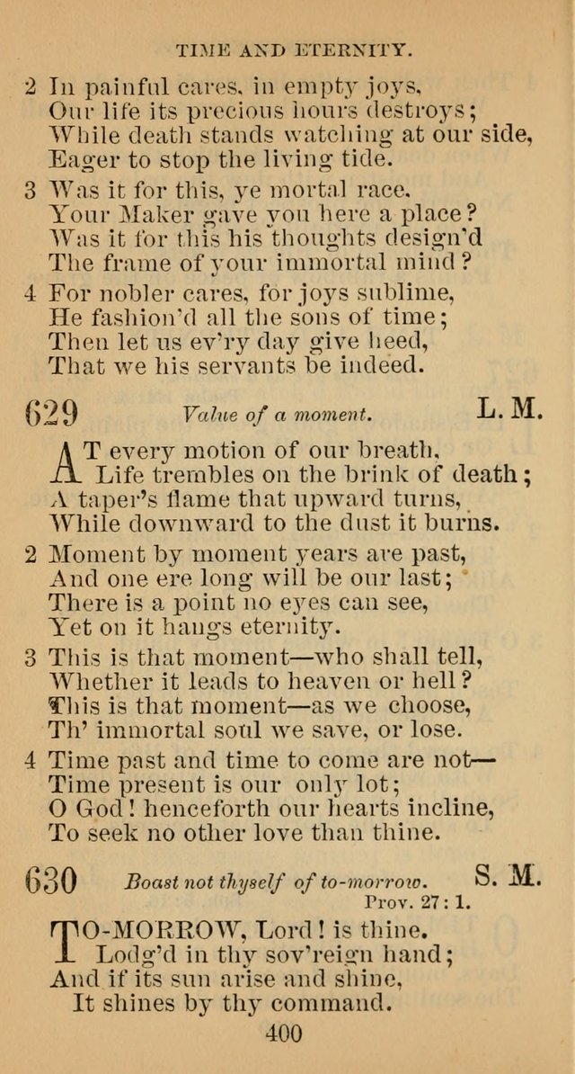 A Collection of Psalms, Hymns and Spiritual Songs; suited to the various kinds of Christian worship; and especially designed for and adapted to the Fraternity of the Brethren... page 407