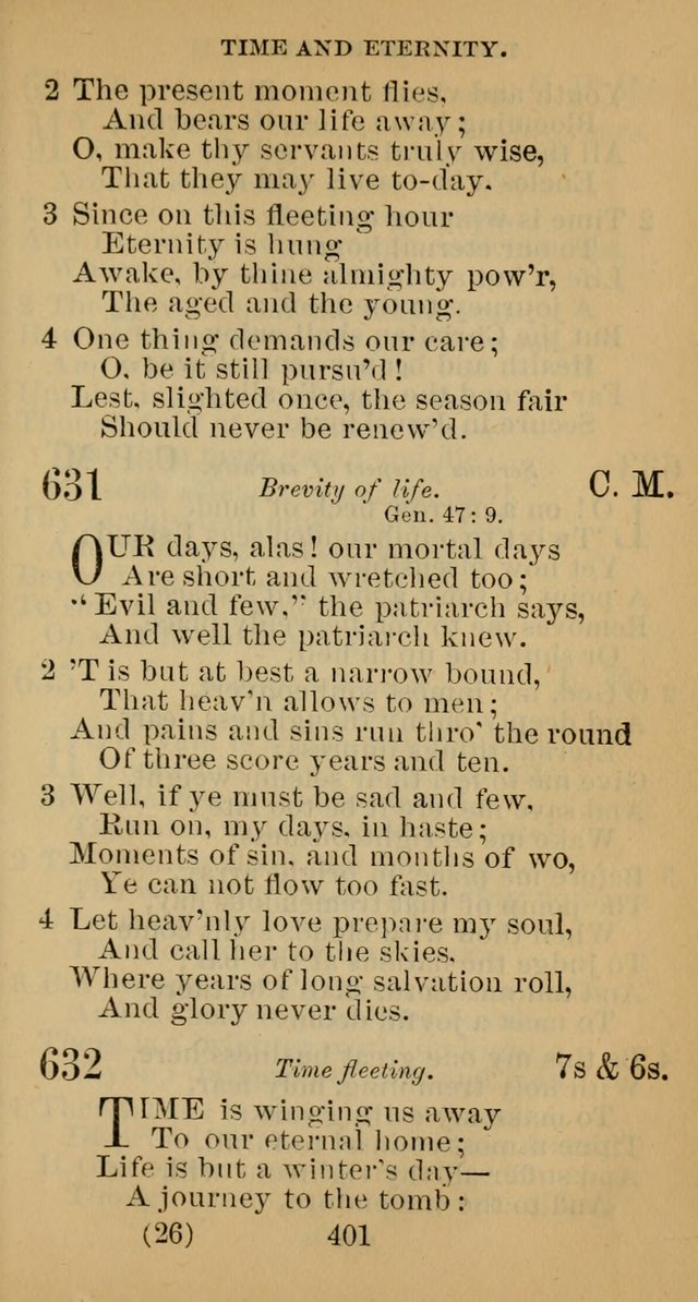 A Collection of Psalms, Hymns and Spiritual Songs; suited to the various kinds of Christian worship; and especially designed for and adapted to the Fraternity of the Brethren... page 408