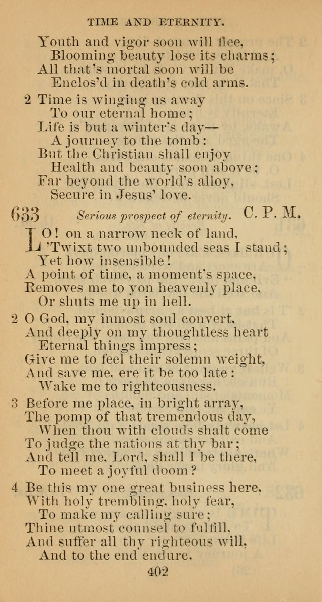 A Collection of Psalms, Hymns and Spiritual Songs; suited to the various kinds of Christian worship; and especially designed for and adapted to the Fraternity of the Brethren... page 409