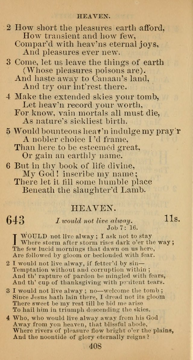 A Collection of Psalms, Hymns and Spiritual Songs; suited to the various kinds of Christian worship; and especially designed for and adapted to the Fraternity of the Brethren... page 415