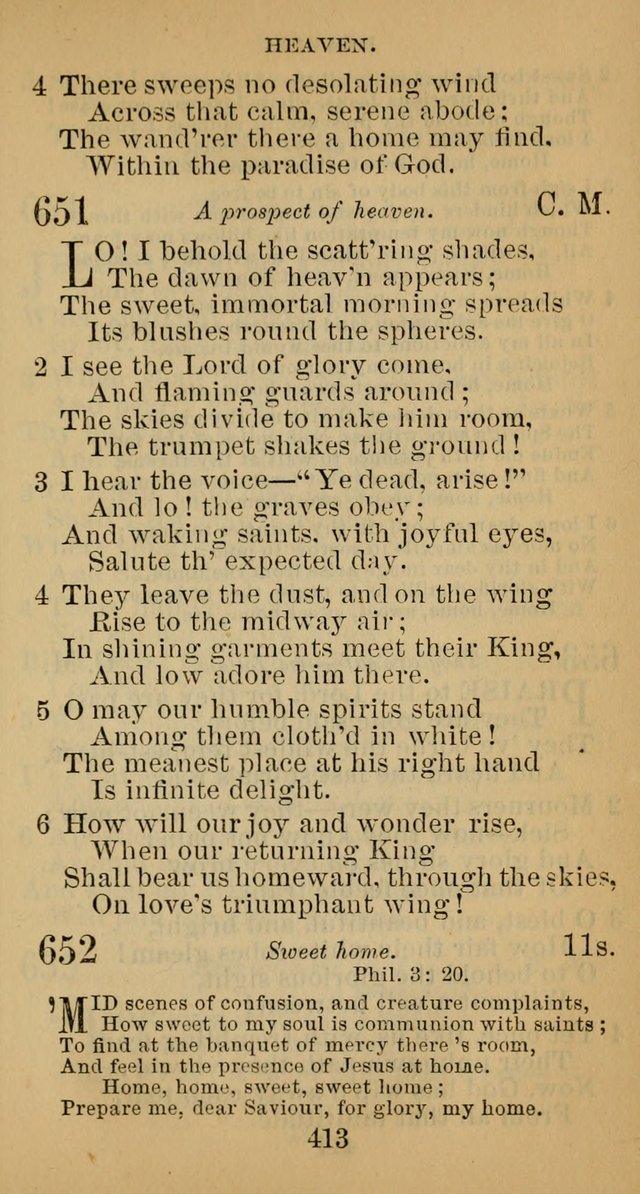 A Collection of Psalms, Hymns and Spiritual Songs; suited to the various kinds of Christian worship; and especially designed for and adapted to the Fraternity of the Brethren... page 420