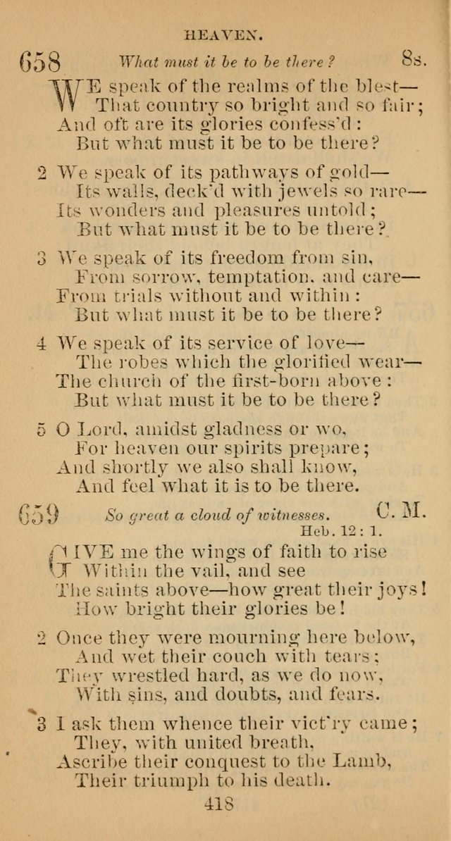 A Collection of Psalms, Hymns and Spiritual Songs; suited to the various kinds of Christian worship; and especially designed for and adapted to the Fraternity of the Brethren... page 425