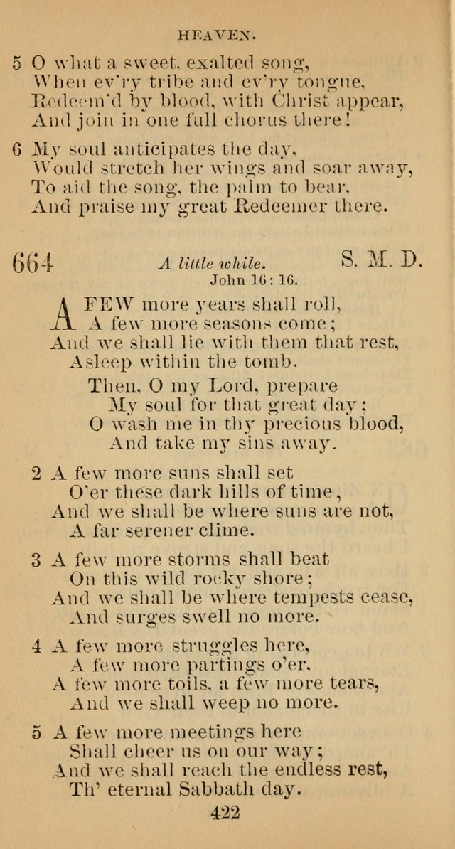 A Collection of Psalms, Hymns and Spiritual Songs; suited to the various kinds of Christian worship; and especially designed for and adapted to the Fraternity of the Brethren... page 429