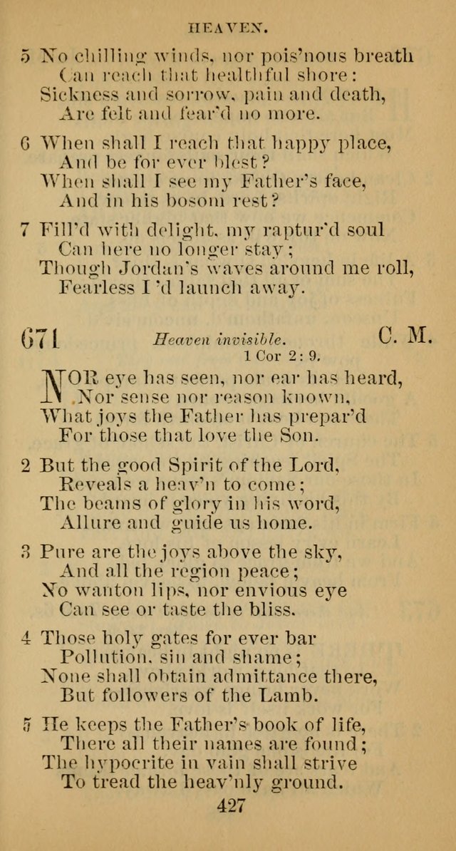 A Collection of Psalms, Hymns and Spiritual Songs; suited to the various kinds of Christian worship; and especially designed for and adapted to the Fraternity of the Brethren... page 434