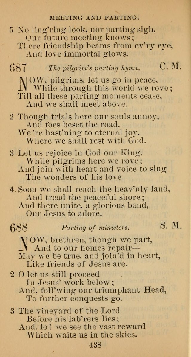 A Collection of Psalms, Hymns and Spiritual Songs; suited to the various kinds of Christian worship; and especially designed for and adapted to the Fraternity of the Brethren... page 445