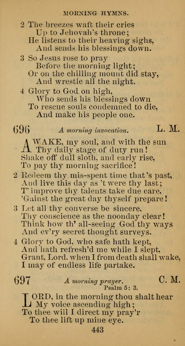 A Collection of Psalms, Hymns and Spiritual Songs; suited to the various kinds of Christian worship; and especially designed for and adapted to the Fraternity of the Brethren... page 450