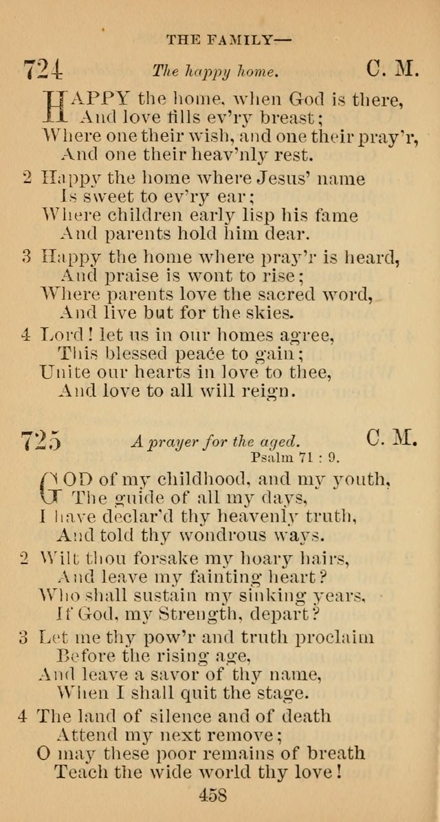 A Collection of Psalms, Hymns and Spiritual Songs; suited to the various kinds of Christian worship; and especially designed for and adapted to the Fraternity of the Brethren... page 465