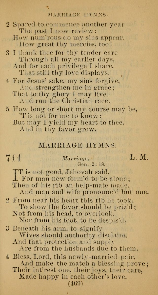 A Collection of Psalms, Hymns and Spiritual Songs; suited to the various kinds of Christian worship; and especially designed for and adapted to the Fraternity of the Brethren... page 476