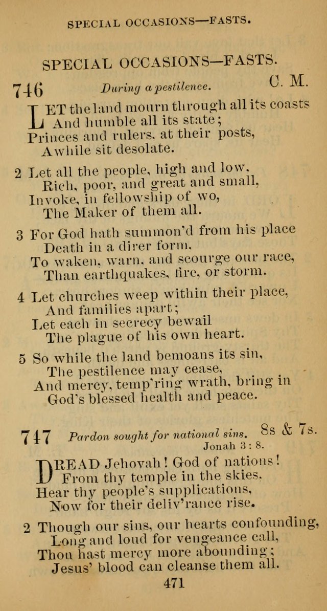 A Collection of Psalms, Hymns and Spiritual Songs; suited to the various kinds of Christian worship; and especially designed for and adapted to the Fraternity of the Brethren... page 478