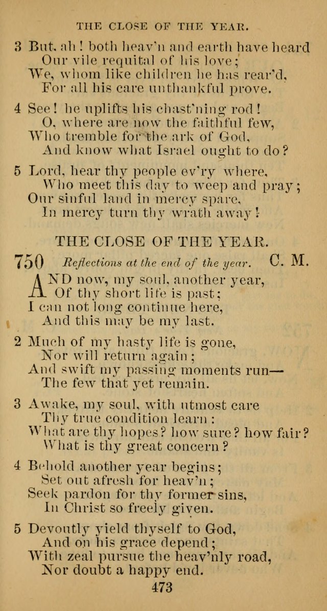 A Collection of Psalms, Hymns and Spiritual Songs; suited to the various kinds of Christian worship; and especially designed for and adapted to the Fraternity of the Brethren... page 480