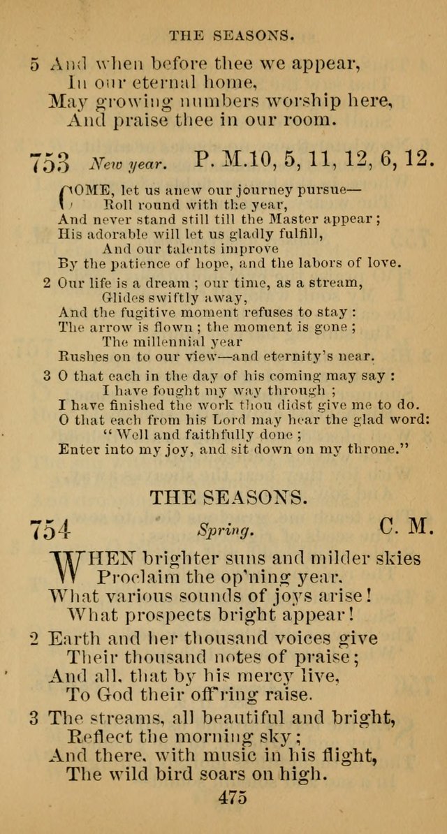 A Collection of Psalms, Hymns and Spiritual Songs; suited to the various kinds of Christian worship; and especially designed for and adapted to the Fraternity of the Brethren... page 482