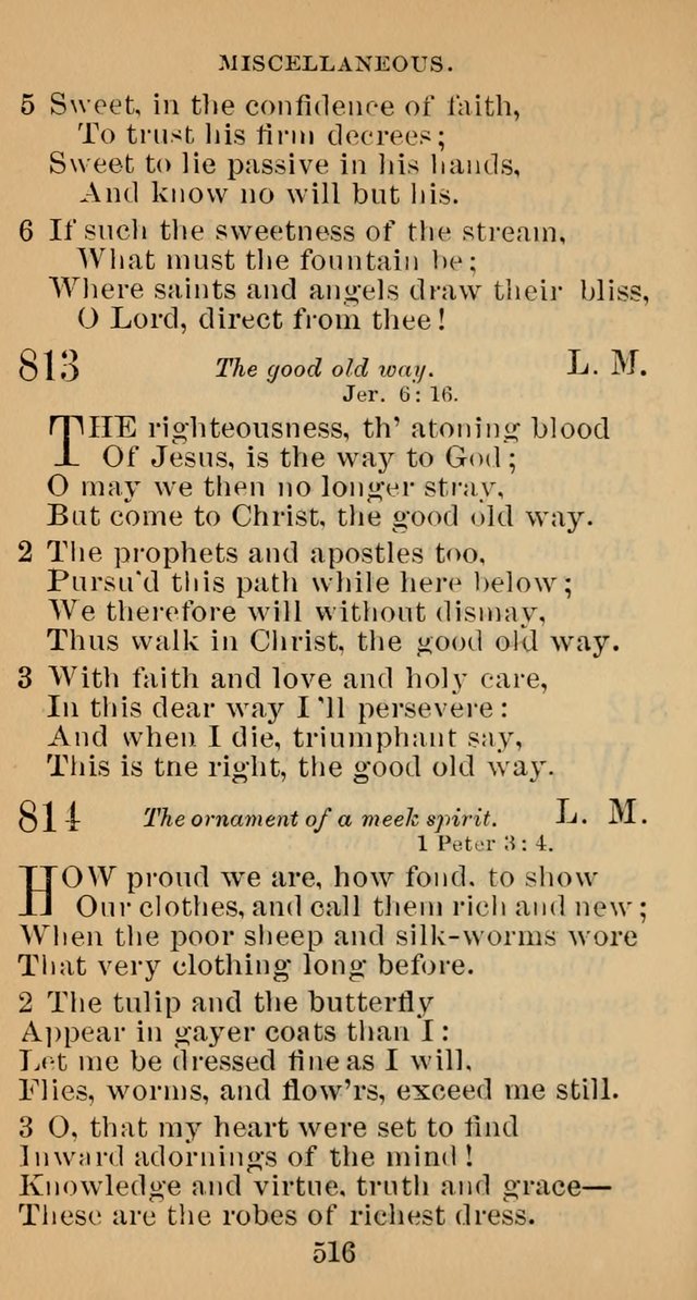 A Collection of Psalms, Hymns and Spiritual Songs; suited to the various kinds of Christian worship; and especially designed for and adapted to the Fraternity of the Brethren... page 523