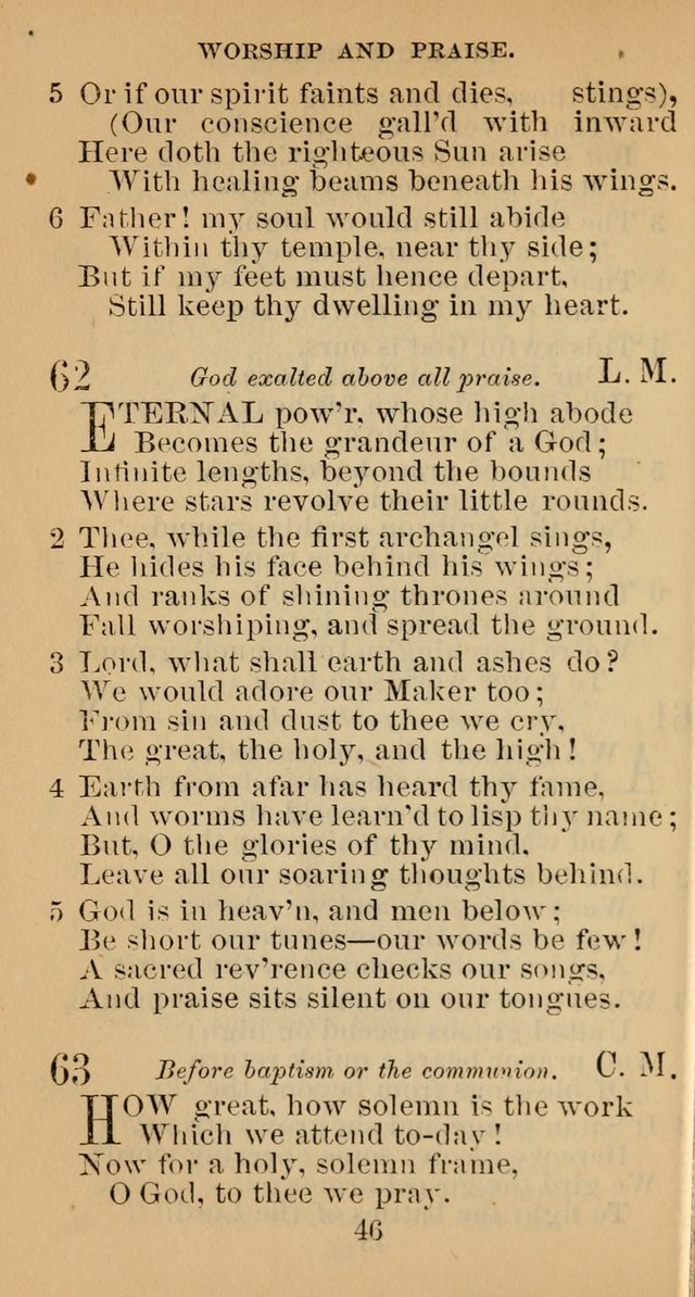 A Collection of Psalms, Hymns and Spiritual Songs; suited to the various kinds of Christian worship; and especially designed for and adapted to the Fraternity of the Brethren... page 53