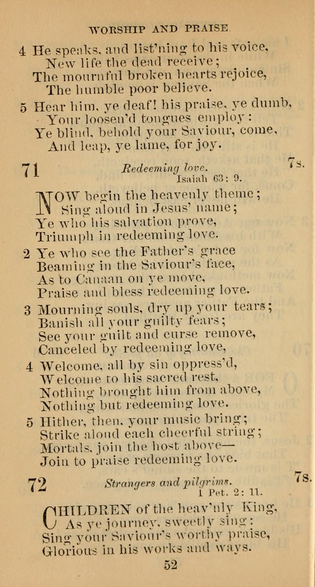 A Collection of Psalms, Hymns and Spiritual Songs; suited to the various kinds of Christian worship; and especially designed for and adapted to the Fraternity of the Brethren... page 59