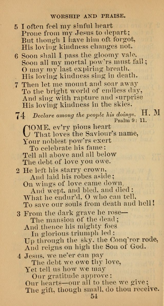 A Collection of Psalms, Hymns and Spiritual Songs; suited to the various kinds of Christian worship; and especially designed for and adapted to the Fraternity of the Brethren... page 61