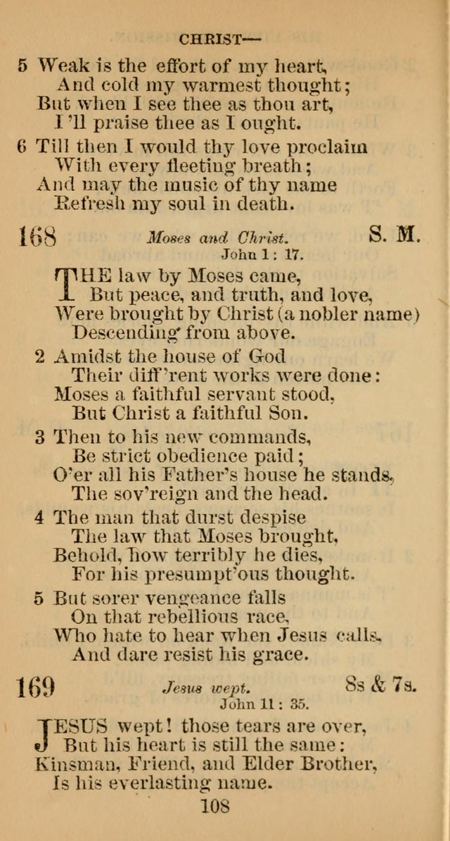 A Collection of Psalms, Hymns and Spiritual Songs; suited to the various kinds of Christian worship; and especially designed for and adapted to the Fraternity of the Brethren... page 99