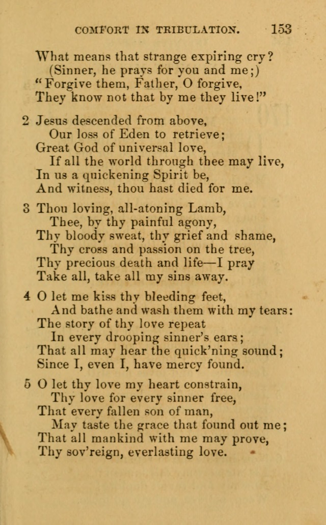 A Collection of Psalms, Hymns, and Spiritual Songs: suited to the various occasions of public worship and private devotion, of the church of Christ (6th ed.) page 153