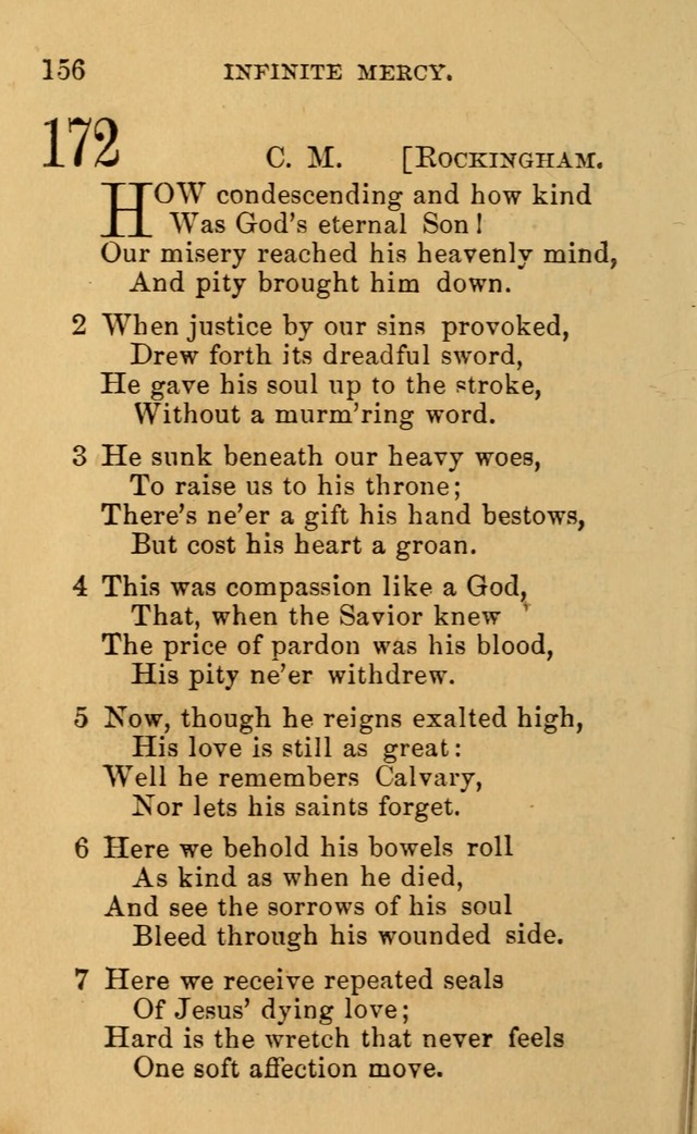 A Collection of Psalms, Hymns, and Spiritual Songs: suited to the various occasions of public worship and private devotion, of the church of Christ (6th ed.) page 156