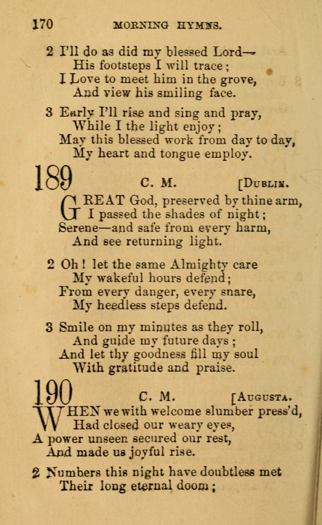 A Collection of Psalms, Hymns, and Spiritual Songs: suited to the various occasions of public worship and private devotion, of the church of Christ (6th ed.) page 170