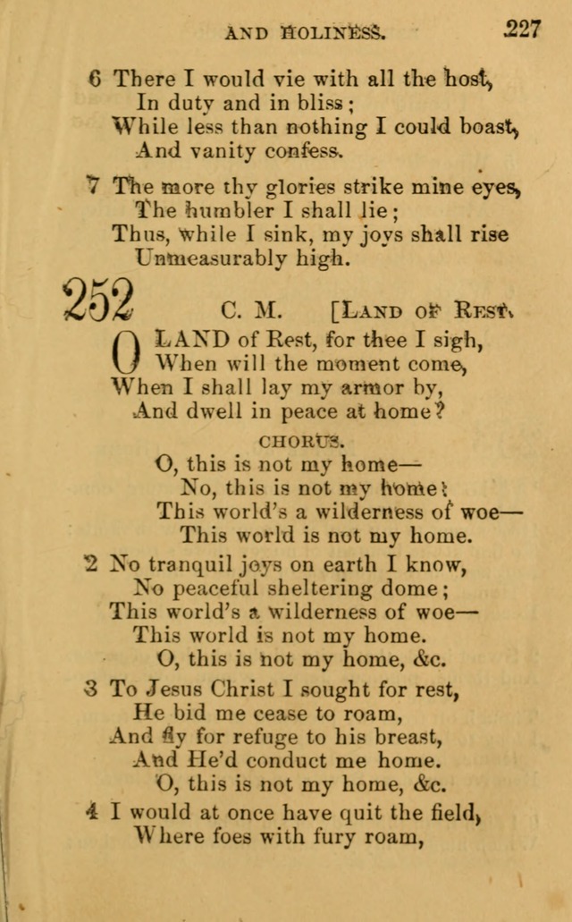 A Collection of Psalms, Hymns, and Spiritual Songs: suited to the various occasions of public worship and private devotion, of the church of Christ (6th ed.) page 227