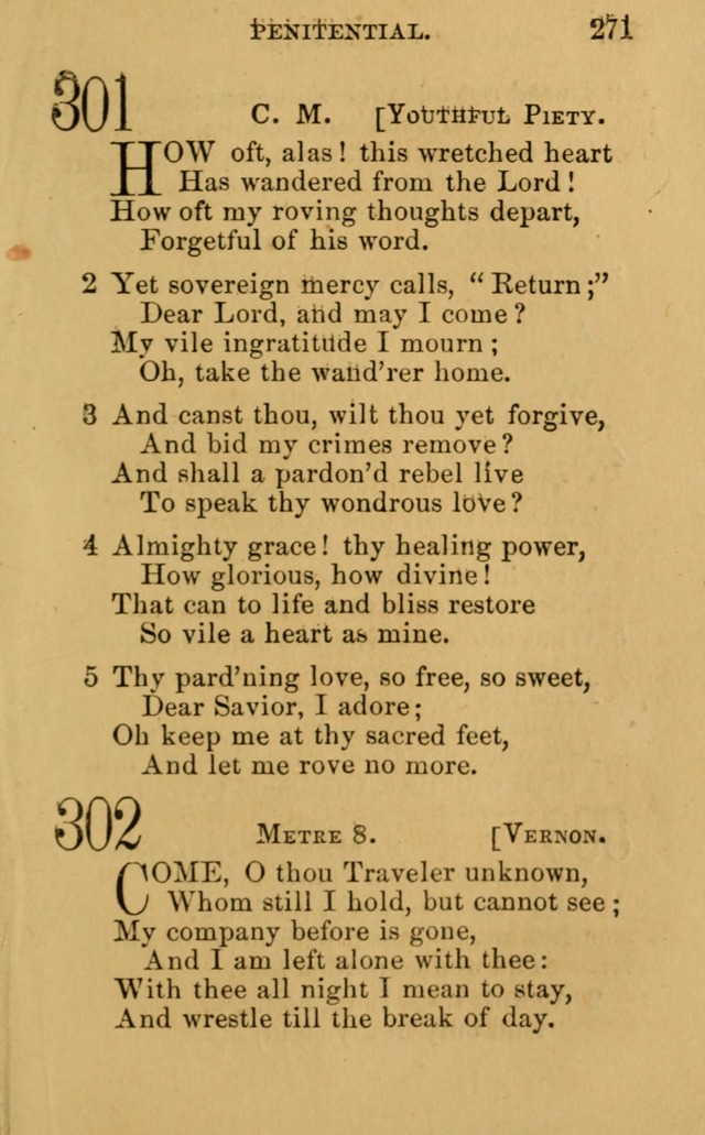 A Collection of Psalms, Hymns, and Spiritual Songs: suited to the various occasions of public worship and private devotion, of the church of Christ (6th ed.) page 271