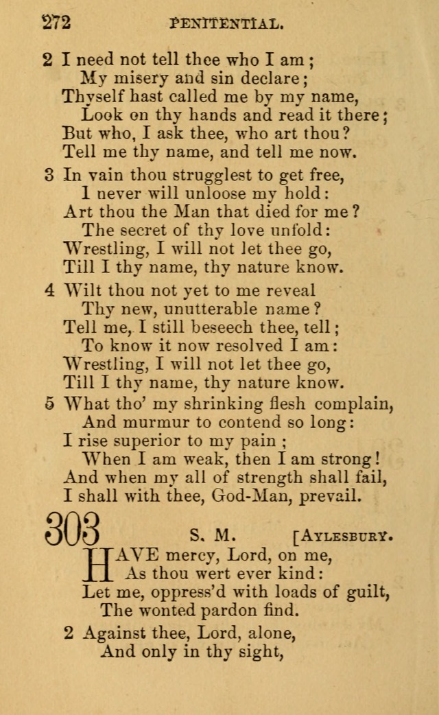 A Collection of Psalms, Hymns, and Spiritual Songs: suited to the various occasions of public worship and private devotion, of the church of Christ (6th ed.) page 272