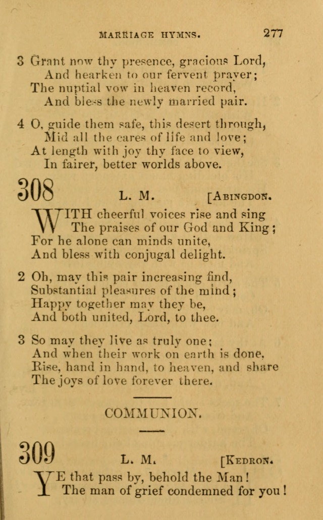 A Collection of Psalms, Hymns, and Spiritual Songs: suited to the various occasions of public worship and private devotion, of the church of Christ (6th ed.) page 277