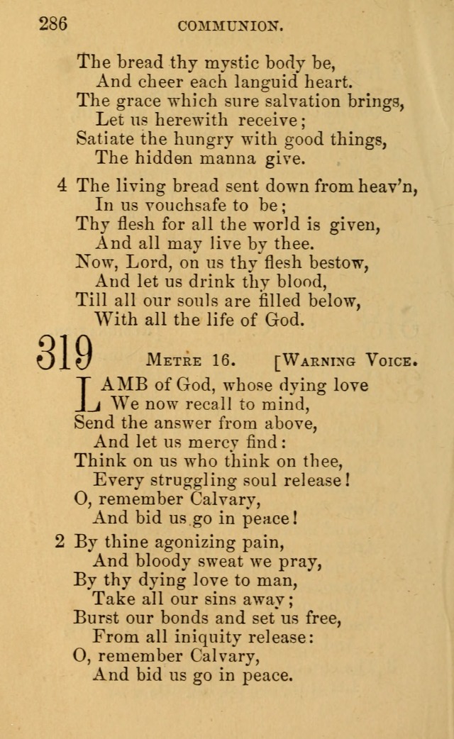 A Collection of Psalms, Hymns, and Spiritual Songs: suited to the various occasions of public worship and private devotion, of the church of Christ (6th ed.) page 286