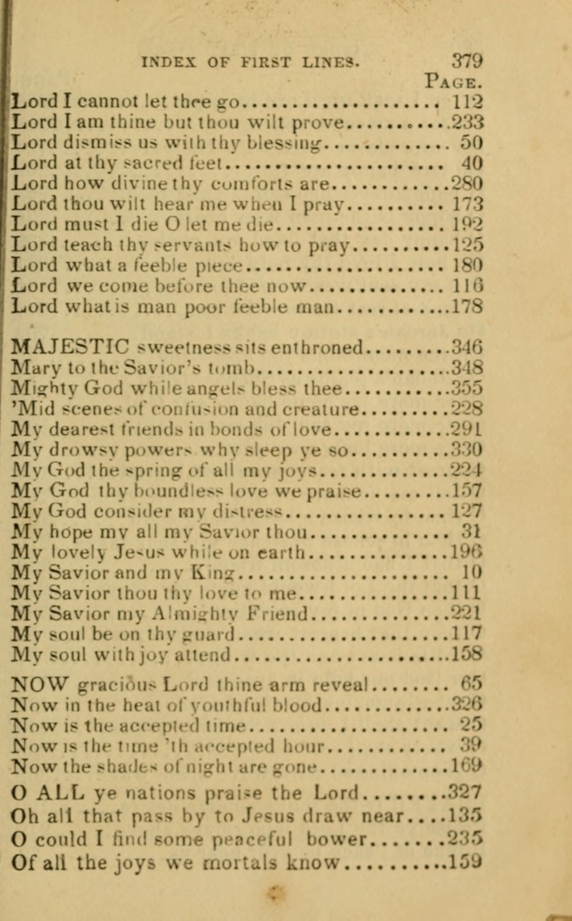 A Collection of Psalms, Hymns, and Spiritual Songs: suited to the various occasions of public worship and private devotion, of the church of Christ (6th ed.) page 379