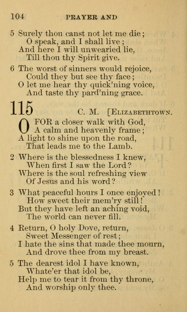 A Collection of Psalms and Hymns: suited to the various occasions of public worship and private devotion page 104