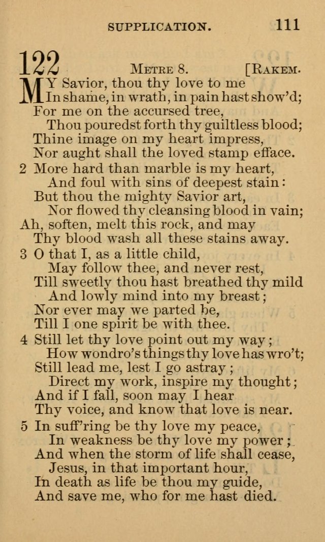 A Collection of Psalms and Hymns: suited to the various occasions of public worship and private devotion page 111