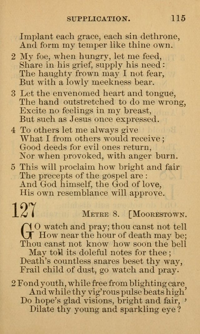 A Collection of Psalms and Hymns: suited to the various occasions of public worship and private devotion page 115