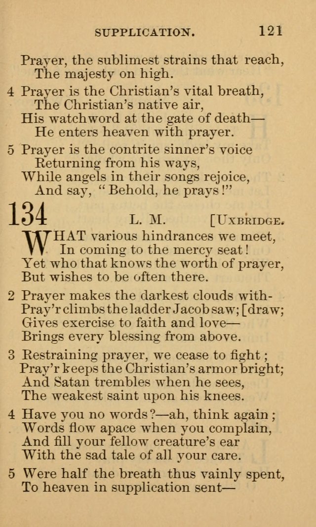 A Collection of Psalms and Hymns: suited to the various occasions of public worship and private devotion page 121