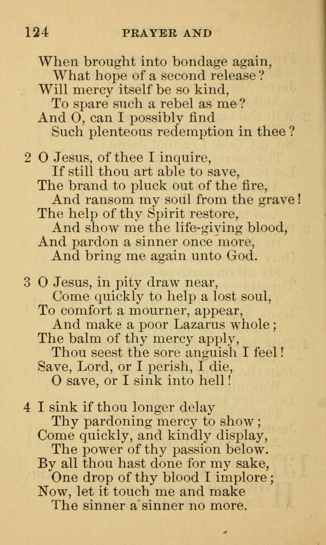 A Collection of Psalms and Hymns: suited to the various occasions of public worship and private devotion page 124