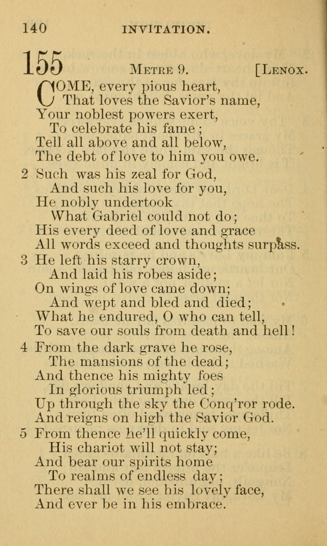 A Collection of Psalms and Hymns: suited to the various occasions of public worship and private devotion page 140