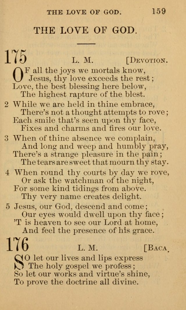 A Collection of Psalms and Hymns: suited to the various occasions of public worship and private devotion page 159