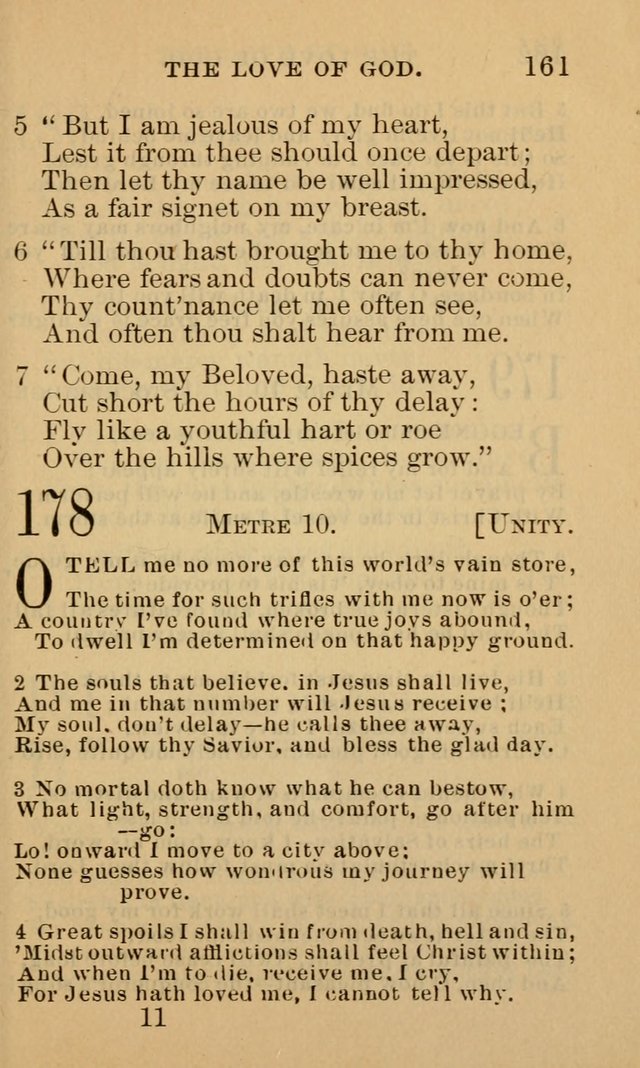 A Collection of Psalms and Hymns: suited to the various occasions of public worship and private devotion page 161