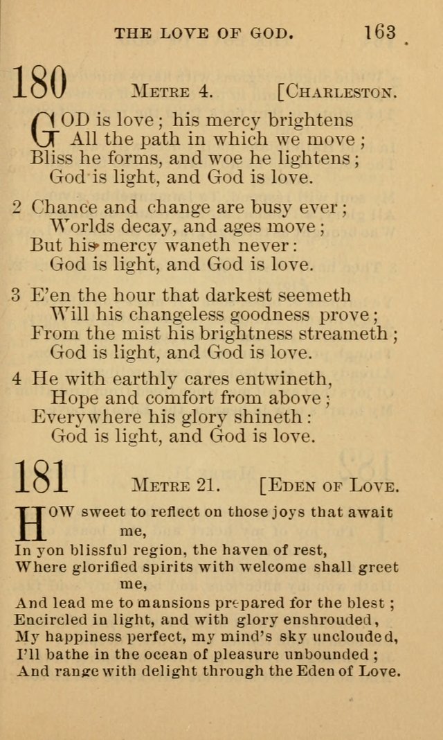 A Collection of Psalms and Hymns: suited to the various occasions of public worship and private devotion page 163