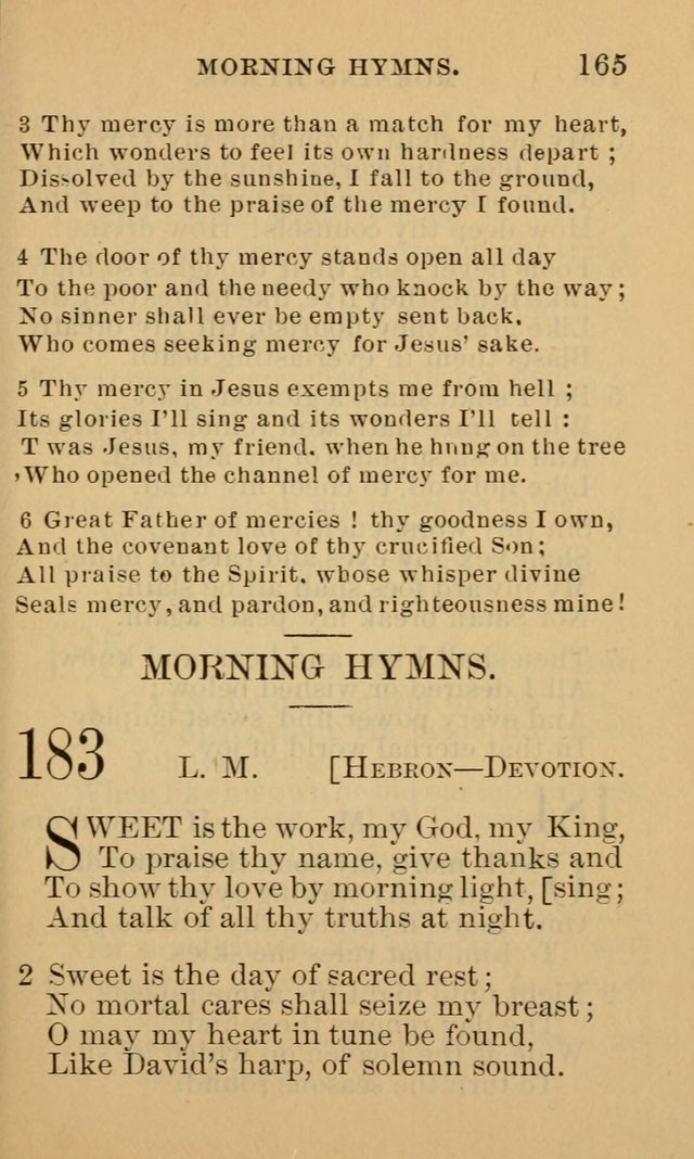 A Collection of Psalms and Hymns: suited to the various occasions of public worship and private devotion page 165