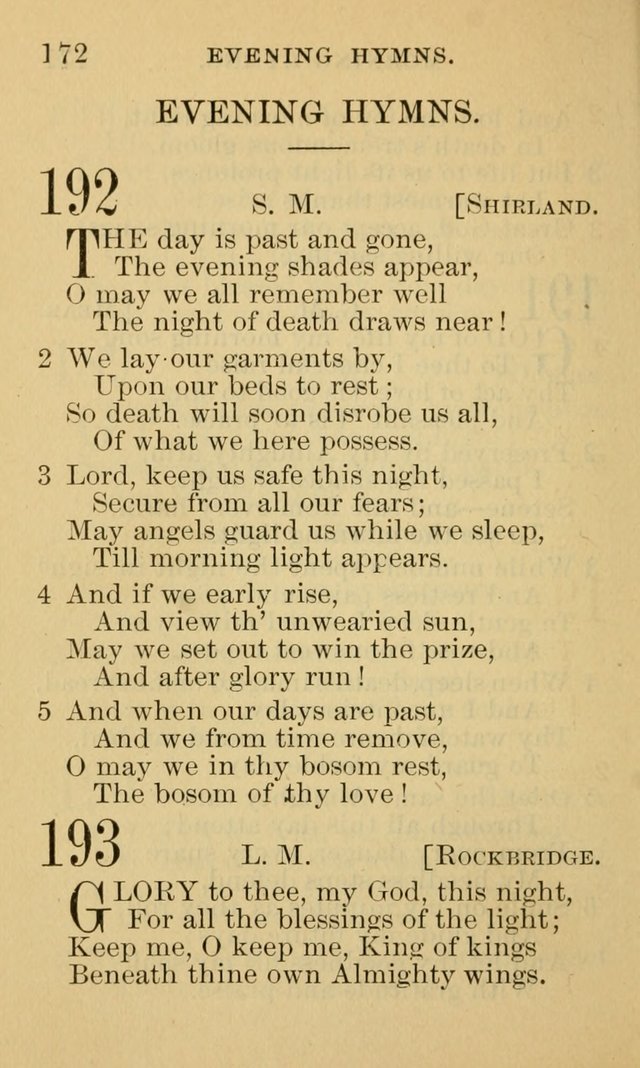 A Collection of Psalms and Hymns: suited to the various occasions of public worship and private devotion page 172